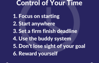 Six Ways Take Control of Time