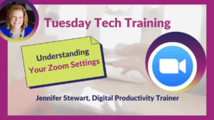 Link to Video: Understanding Your Zoom Settings