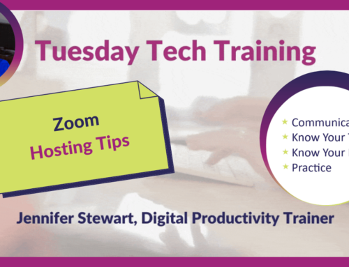 All about Zoom – July Tuesday Tech Training Videos