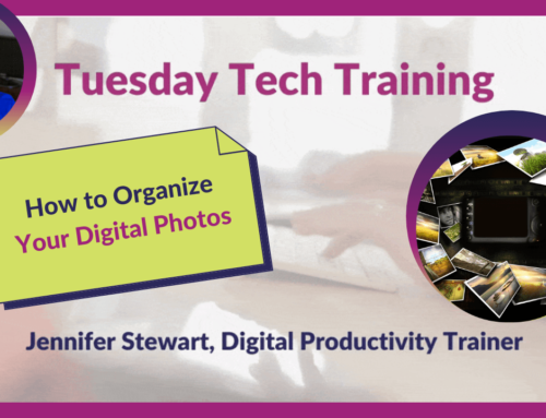 All about Digital Photos – August Tuesday Tech Training Videos